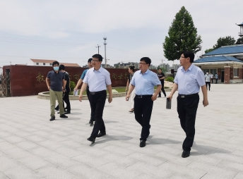 2021年6月，縣長(zhǎng)潘佳庭來我校檢查工作